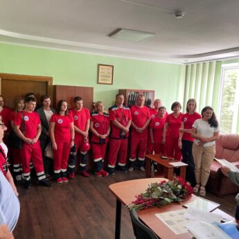 Олег Вівсянник привітав працівників «екстренки»