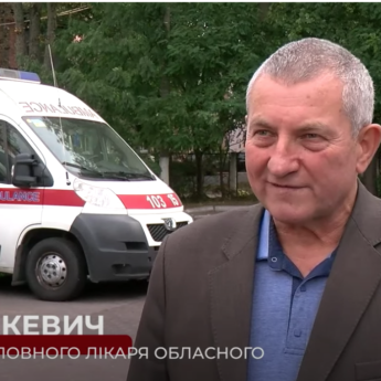 Медики надали допомогу постраждалому внаслідок пожежі