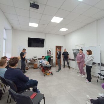 Провели новий курс «Менеджмент критичного дорослого пацієнта та розширені реанімаційні заходи у дорослих»